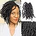 6 Packs Short Spring Twist Hair 10 inch Curly Spring Pre-twisted Braids Synthetic Crochet Hair Extensions Pre-Twisted Passion Twists Crochet Braids (10inch, 1B)