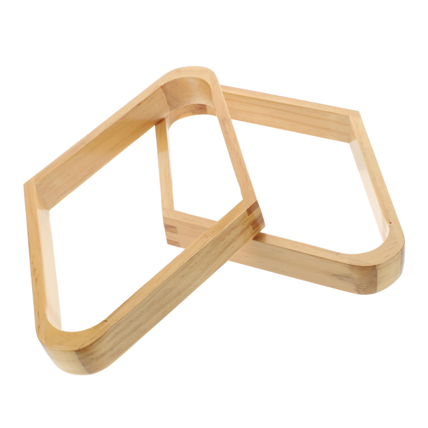 BESTonZON 2pcs Billiard Ball Rack Diamond Shape Billiard Ball Organizer for Pub Sturdy Lightweight and Durable Design Tightly Packed and Organized