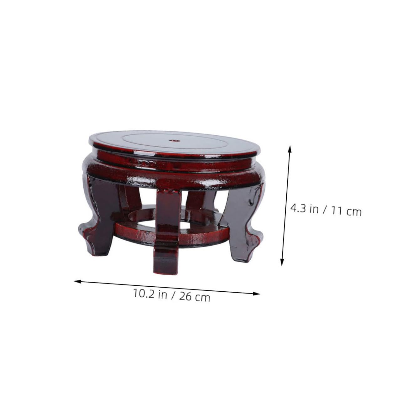 MAGICLULU Soporte para Macetas de Madera Maciza Soporte Resistente y Elevador de Macetas Base Estable en o Entradas Adecuado para Plantas Pequeñas y Peceras