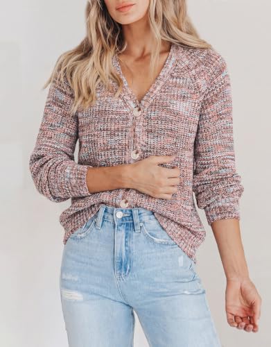 Image of PRETTYGARDEN Women's Chunky Knit Open Front Cardigan Sweaters Fall Outfits
