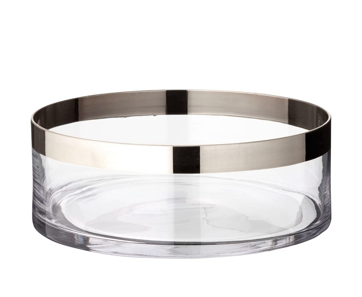 EDZARD bol Grit, ø 25 cm, verre en cristal avec bord de platine