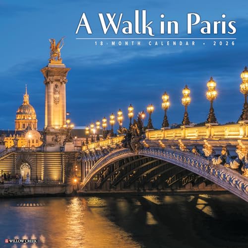 A Walk in Paris 2026 Wall Calendar image 2