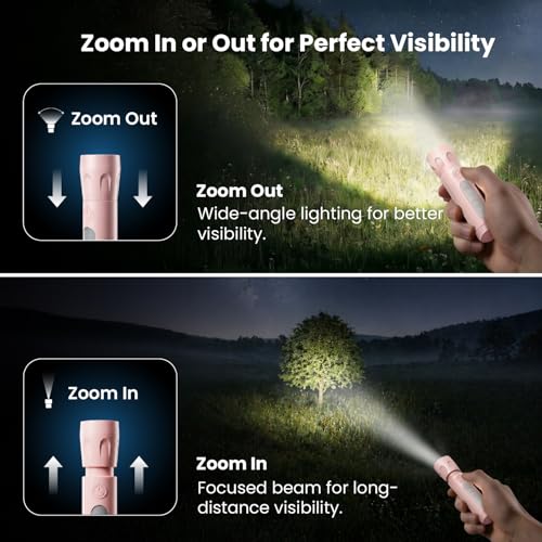 Image of wipro Zoom Max Multi Functional LED Pocket Torch | 5 Modes of Light | Type C Fast Charging | Easy Fit to Pocket | 500 mAh Battery with Upto 3 Hrs Back Up | Pack 2