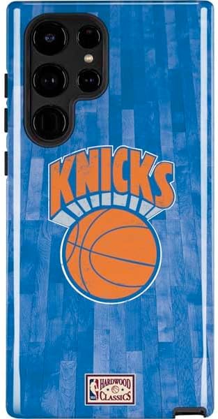 Skinit Pro Phone Case Compatible with Galaxy S22 Ultra - Officially Licensed NBA New York Knicks Hardwood Classics Design