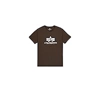 Alpha Industries Maglietta Basic da Uomo Black Olive