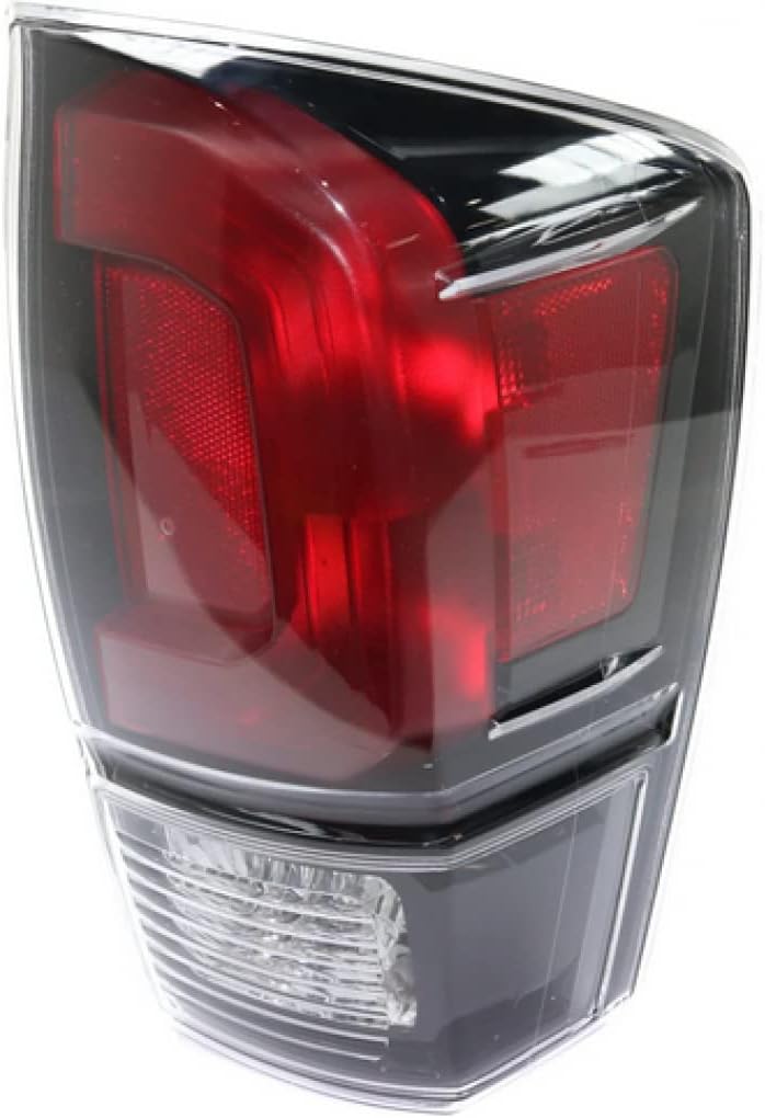 For Toyota Tacoma Tail Light Assembly 2017 2018 2019 Black Bezel Clear Lens Passenger Side DOT Certified TO2801201N