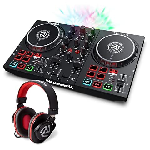 Numark Party Mix II DJ Controller with Headphones Cover