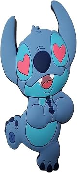 Adorable Alien Love Soft PVC Fridge Magnet Cute Character Design, Perfect for Home Decor, 3D Refrigerator Magnet