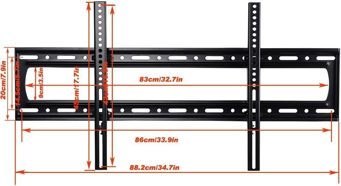 VideoSecu TV Wall Mount for Samsung UN55C7000 UN55C6500 UN55C6400 UN55C6300 UN46C7000 UN46C6400 UN46C6500 UN46C6300 UN46C5000 UN40C6500 UN40C6400 UN40C6300 UN40C5000 PN58C590 PN50C7000 TV MP804B