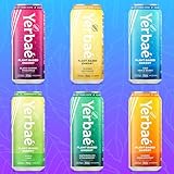 YERBAE Assorted Flavors Official Variety Pack, Plant-Based Energy Drinks, Zero Sugar, Zero Calories, Zero Carbs - Energized by Yerba Mate 16 Fl Oz (Pack of 12)