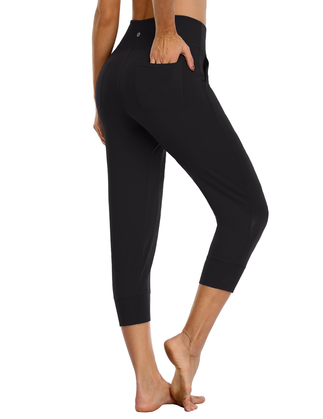 MOVE BEYOND Pantalon et Pantacourt de Sport Jogging Femmes avec 4 Poches Sport Yoga Gym Joggeur
