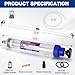 WORKPRO 500CC Manual Fluid Extractor, Multi-Purpose Oil Syringe, Oil Suction Pump, Manual Extraction and Filling Pump, Automotive Oil Syringe