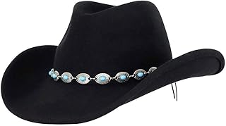 Outback Trading Unisex Silverton UV Protection Water-Resistant Wool Felt Outdoor Western Hat with Wire Brim & 3.5" Crown