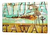 Ein absolut dekoratives, hochwertiges Vintage Blechschild. Der Dekorationsartikel für die Küche, Garage, Wohnzimmer, Garten, Flur oder Partykeller.