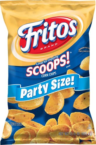 Fritos Scoops Original Corn Chips Party Size, 15.5 Ounce