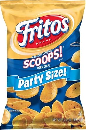 Fritos Scoops!Corn Chips 15.5oz Party Size! Bag