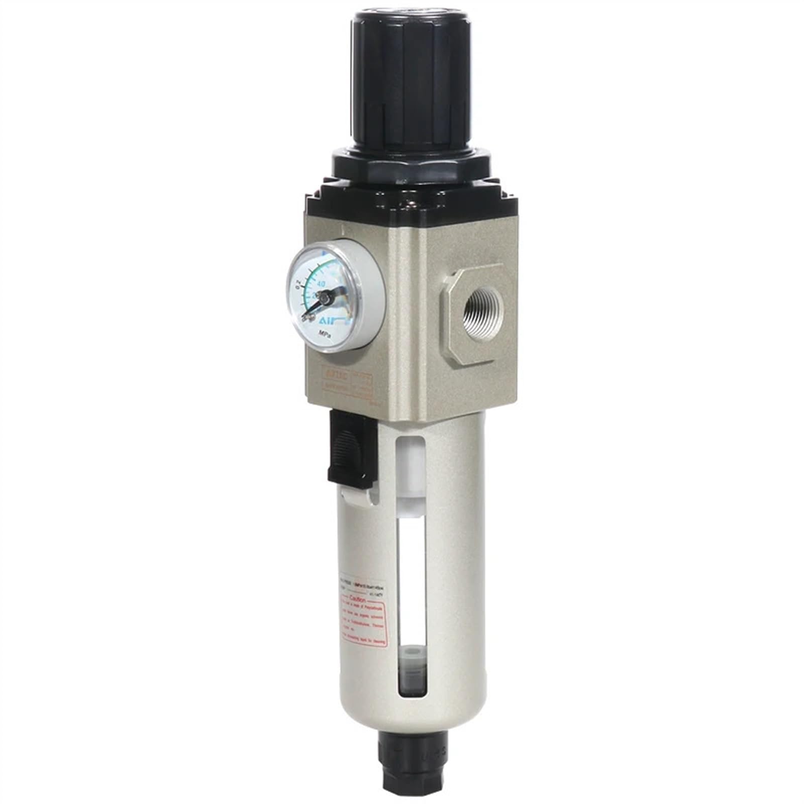 GAFR20006/300-08S/400-10/15 600-25 Filtro regulador de presión del filtro de aire del procesador de fuente de aire (Size : GAFR20008S)