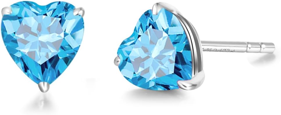 FANCIME 14k Solid Yellow Gold Stud Earrings Gemstone Prong Cluster Stud Earrings Fine Jewelry Gifts for Her Mom Women Wife