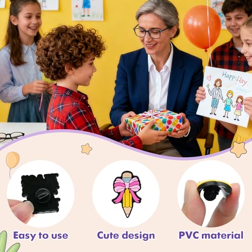 Image of Cute Pins Bulk, Funny Lapel Badge Pins Rubber Brooch Pins for Backpacks, Hats, Bags