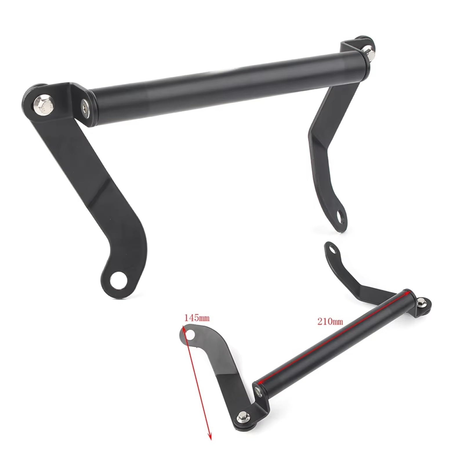 Navi Halterung 22mm Bar Universal Motorrad Verlängerung Lenker Navigation Halterung GPS Telefon Halter Für Forza 125 250 300 2018-2023 Navigationshalterung
