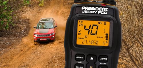 Radio portátil President Jerry FCC AM/FM con cargador vehicular miniatura 3