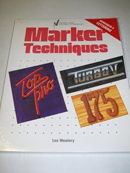 Paperback Marker Techniques, Workbook 5: Lettering Book