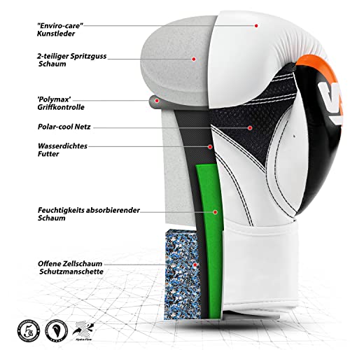 Starpro T20 Boxing Gloves For Superior Safety And Comfort - Kickboxing, Fitness & Training - Men, Women - Multiple Sizes & Colors #TOP2