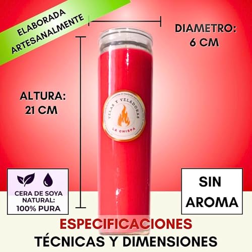 La mejor selección de Veladora roja los mejores 10. 13 Imagen adicional
