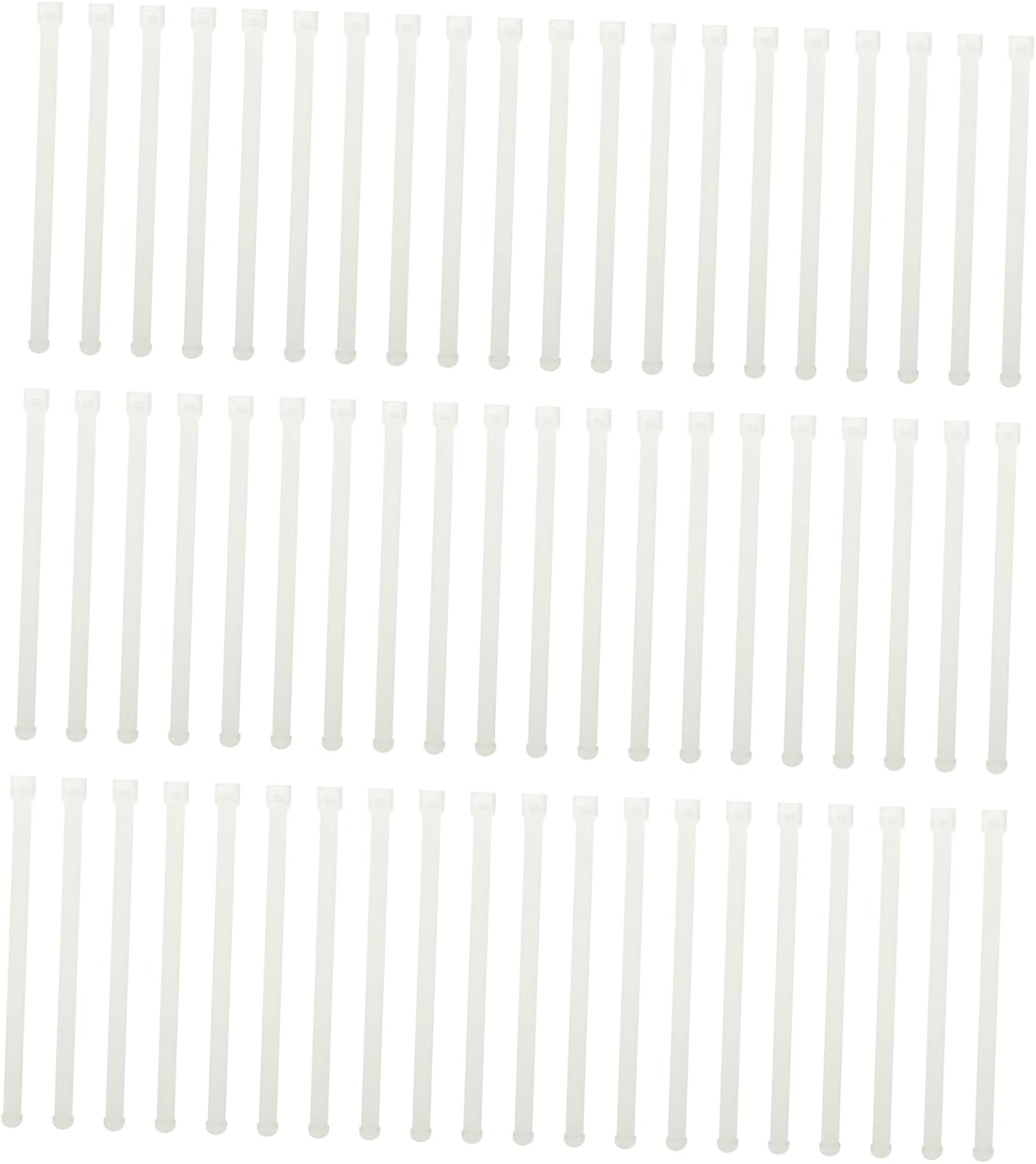 100pcs Vertical Blinds Parts Replacement Slats for Curtains Window Blinds Connectors Easy Installation for Studios Apartments Offices and Restaurants