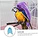 HEMOTON 1Pc Plush Parrot Nest Tent Warm Hanging Bird Hut for Birds Random Color Cozy and Durable Design for Play and Rest Random Color