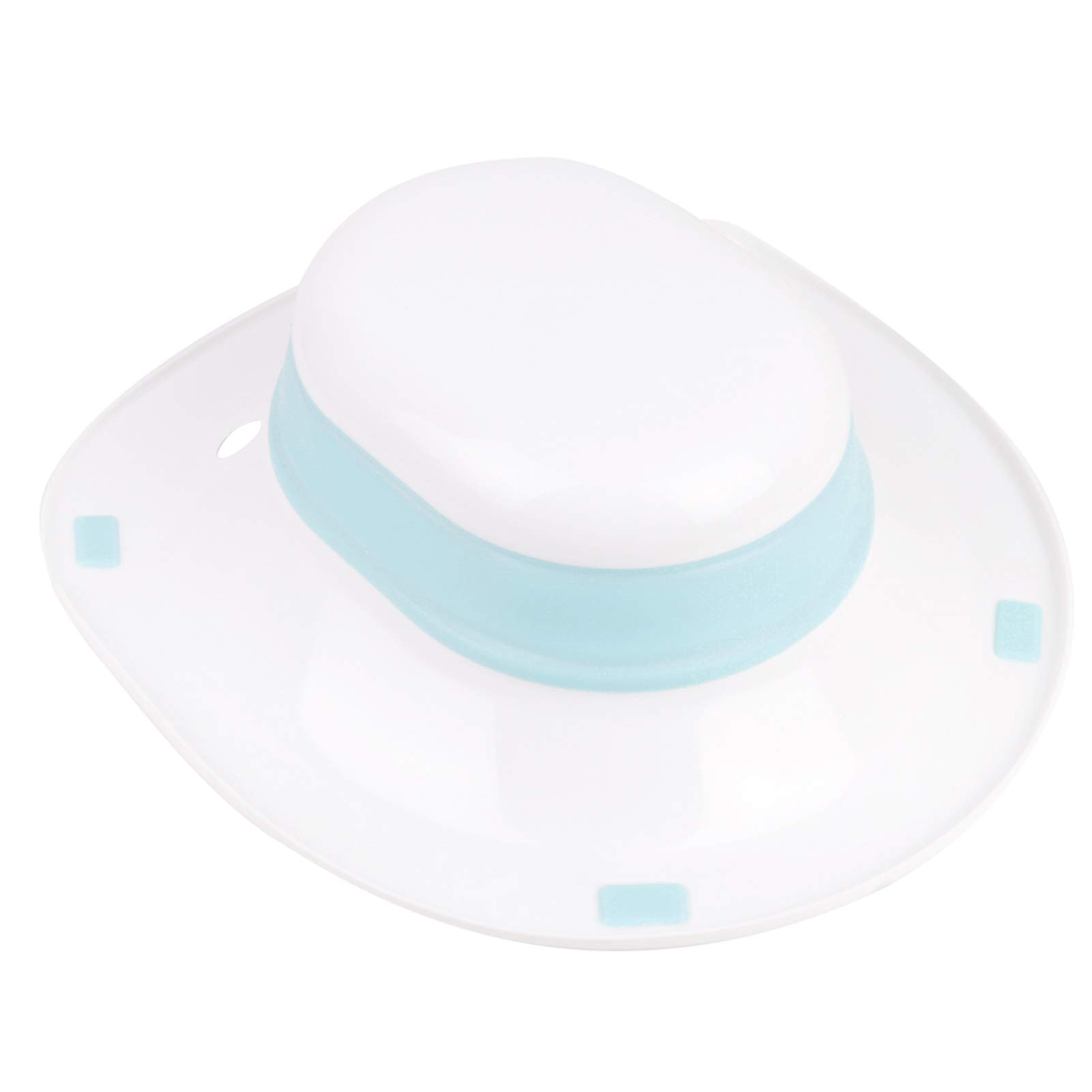 Baño de asiento para asiento de inodoro, inodoro plegable para mujeres de Pregant, lavabo de bañera de cadera para pacientes con hemorroides(azul)