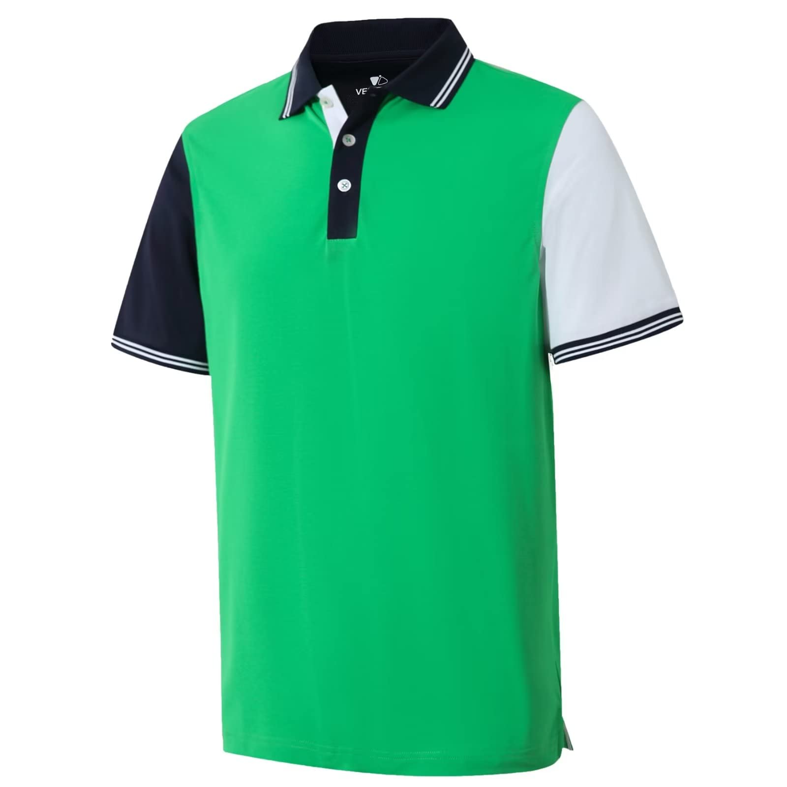 Photo 1 of **NEW, OPENED FOR INSPECTION**
VEBOON Polo Shirts Short Sleeve-XL- Kellygreen Multi