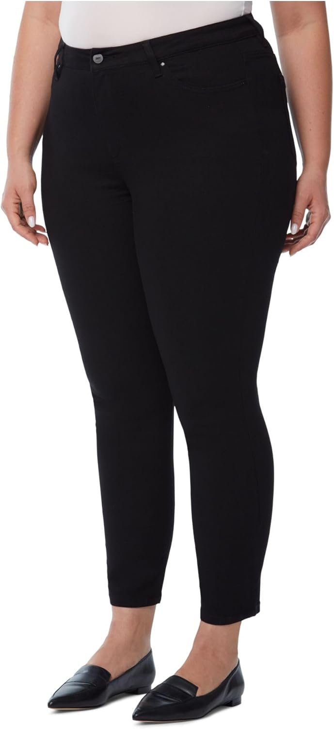 Jones New York Womens High Rise Skinny Ankle Jean-onyxCasual Pants