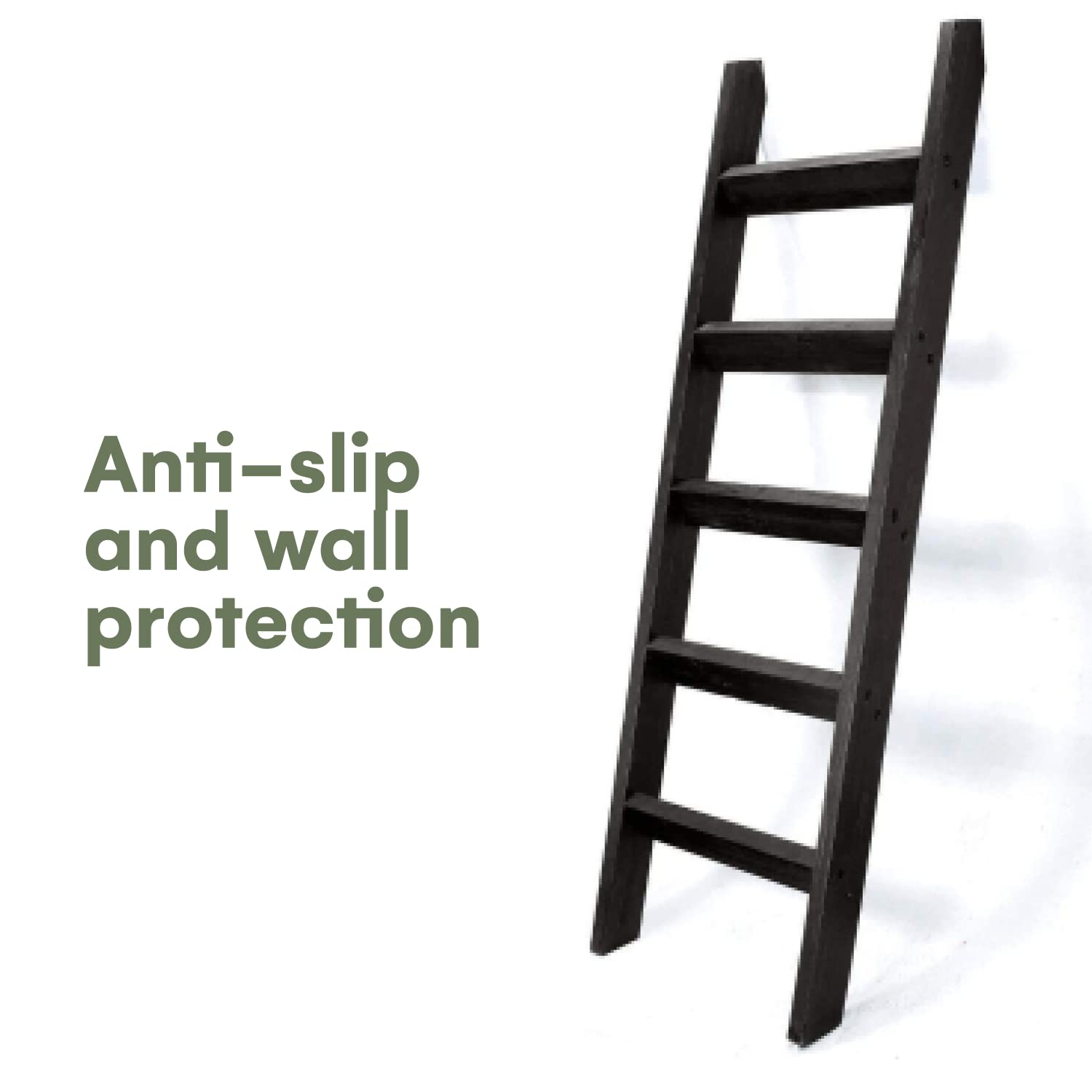 Rustic Farmhouse Decorative Wood Ladder 1.625" Deep Ladder Multiple Sizes & Colors Available