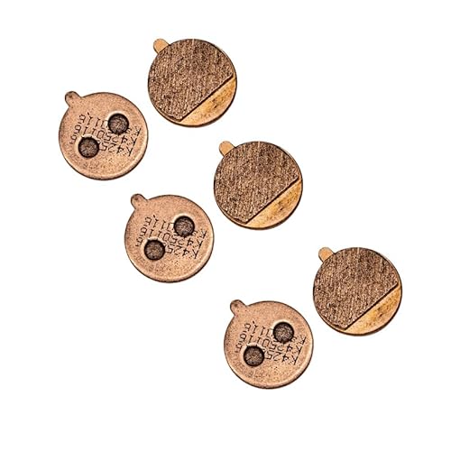 セグウェイF3 F3 Pro電動スクーター用純正ブレーキパッド フロントホイールディスクブレーキ セミフルメタルパッド 交換用(6 Pcs)