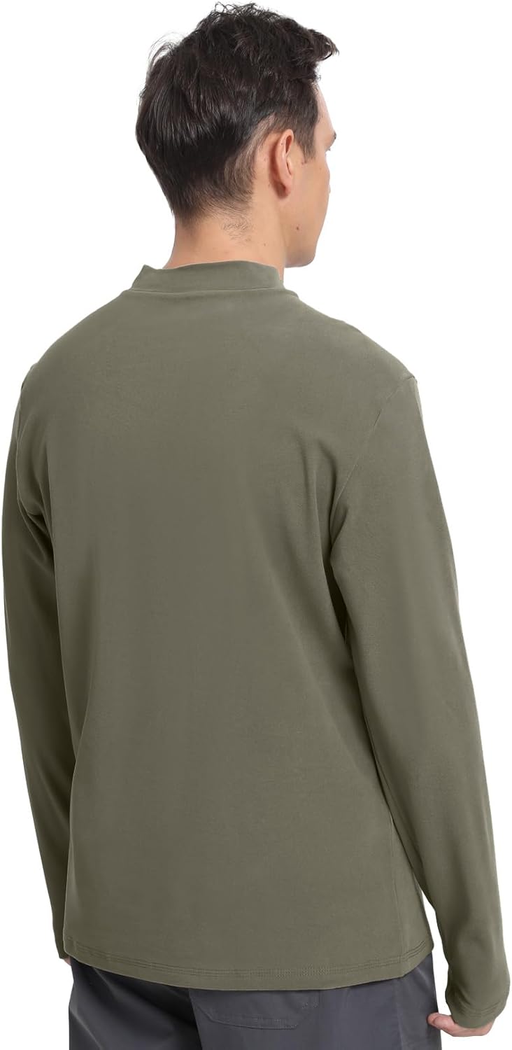 3 Pack Men's Crewneck Pullover Soft Long Sleeve Thermal Shirts Running Gym Workout Winter Warm Sweatshirt - Image 4