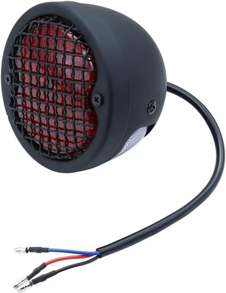 オートバイ LED ラウンドテールライト リアブレーキ ストップライト レッドレンズ ナンバープレートランプ ハー&amp;レー ボ