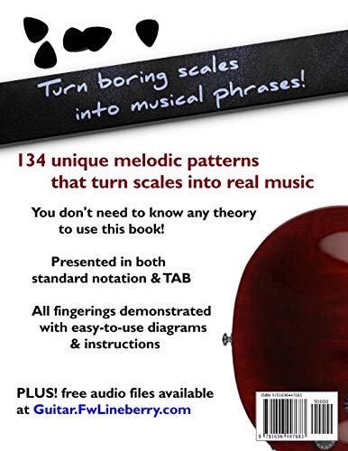 Scale Patterns for Guitar: 134 Melodic Sequences for Mastering the Guitar Fretboard (Playing Guitar) - Image 3