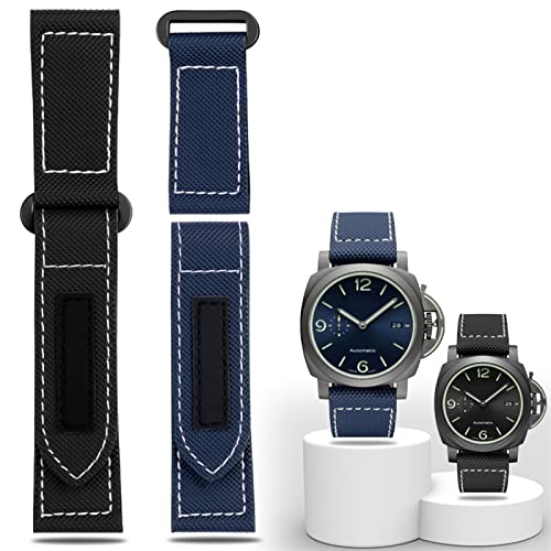 Bracelet nylon PURYN 24mm pour Panerai, accessoire idéal pour l'été