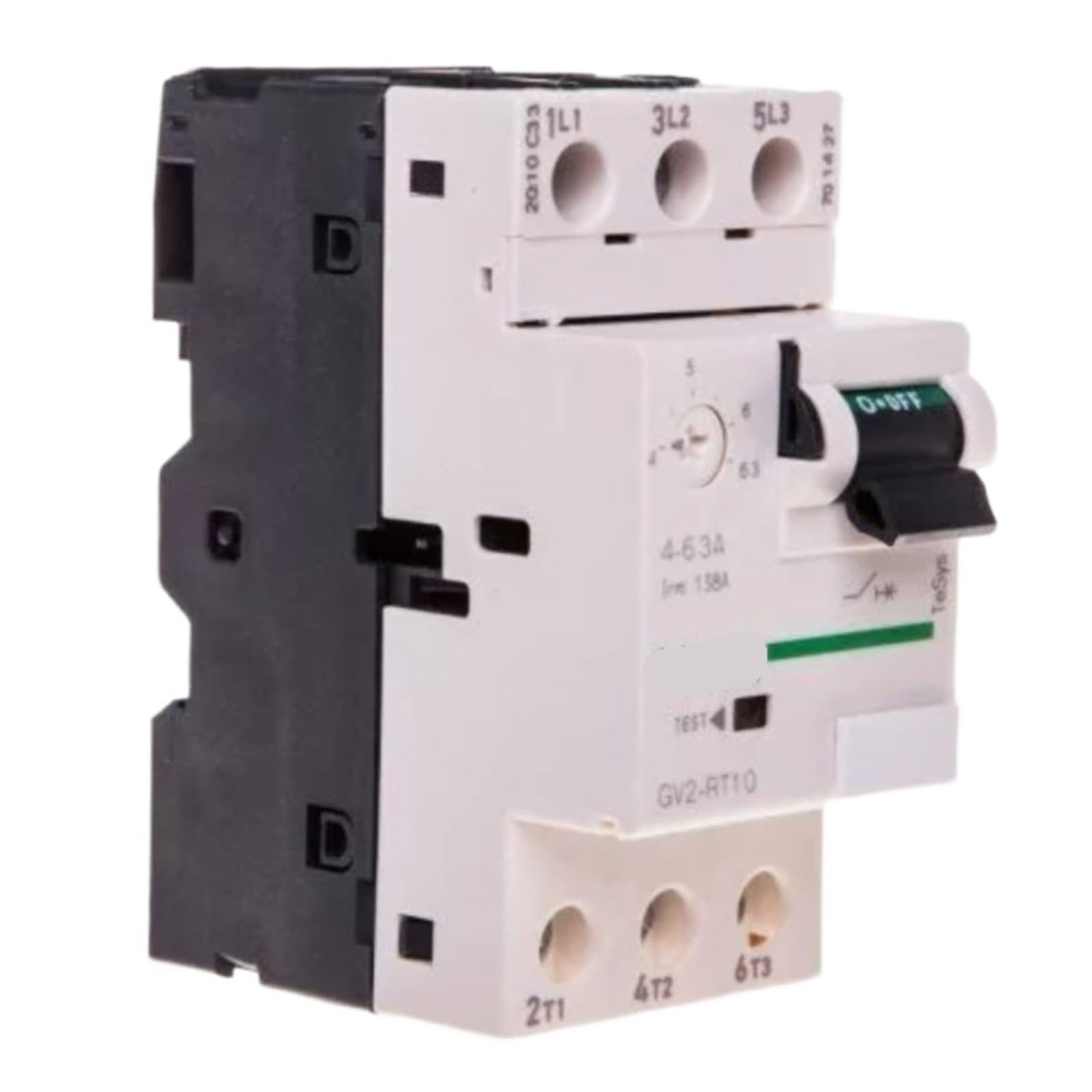 TYEXCZARF GV2-RT10 GV2RT10 circuit breaker, GV2, 3P, 4-6.3 A, screw clamp terminals