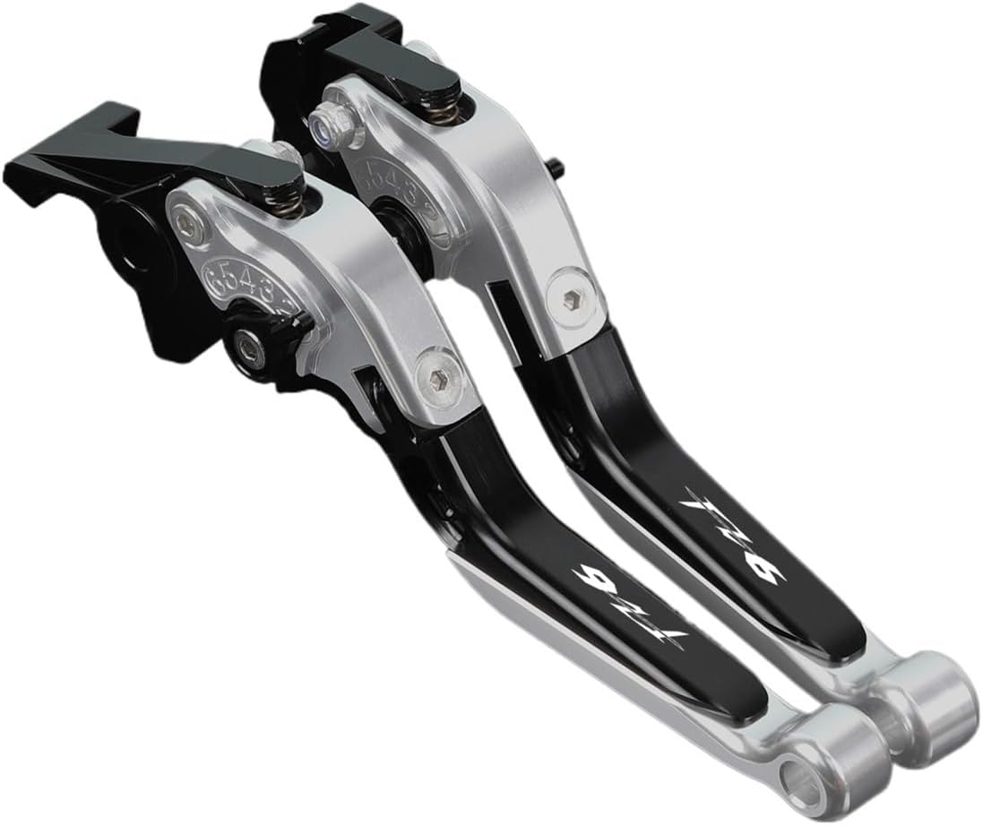 Brake Clutch Lever for Yam&aha FZ6 for FAZER FZ-6 2004-2010 FZ 6 Motorcycle Brake Lever Clutch Lever Set Adjustable Folding Handle Guard Levers