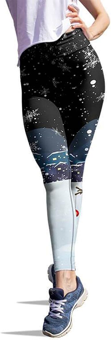 Changeshopping - Leggings ajustados para mujer, diseño de Papá Noel, muñeco  de nieve, para yoga, correr, pilates, gimnasio : Ropa, Zapatos y Joyería -  Amazon.com