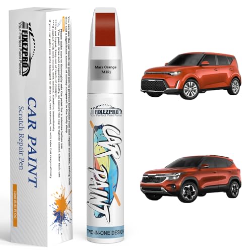 Image of M3R Mars Orange Touch Up Paint for Kia Color Exact Match