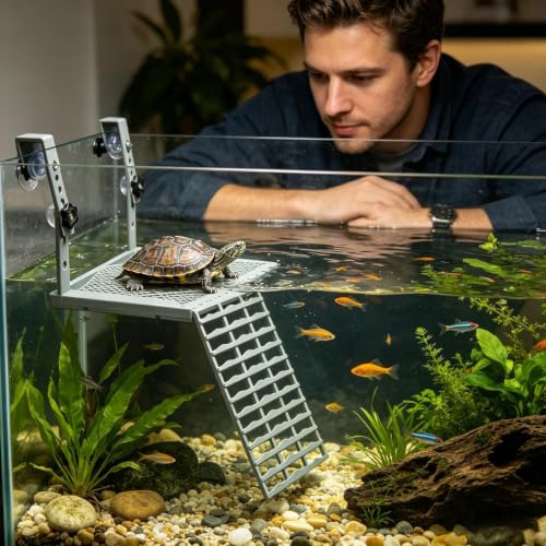 Muelle de tortugas rampa reptiles terrarios estanques acuario 4