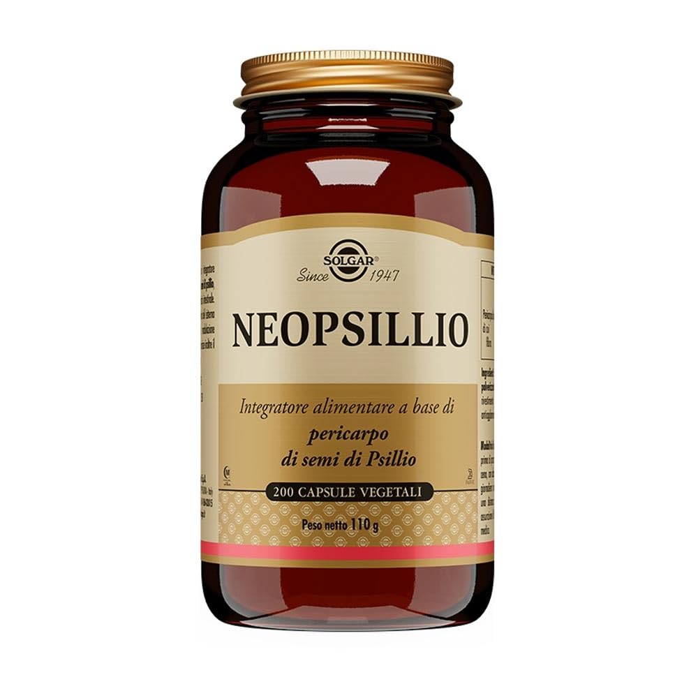Solgar Neopsillio Integratore Alimentare, 200 Capsule Vegetali
