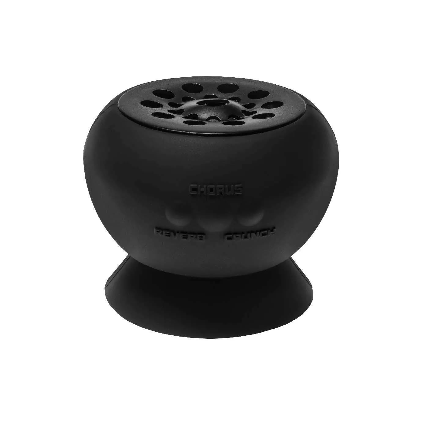 Fluid Audio Strum Buddy Heavy Metal Edition Stick-On Guitar Amplifier with Overdrive, Reverb & Phaser DSP Effects - Black