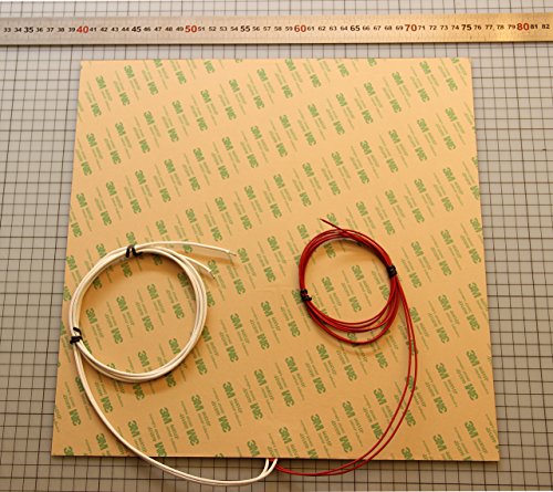 350 X 350Mm(Approx. 14" X 14"), 110V 800W, With 3M Psa & Ntc 100K Thermistor, Keenovo Silicone Heater Mat/Pad, Huge Large 3D Printer Heatbed Build Plate Heater #TOP4
