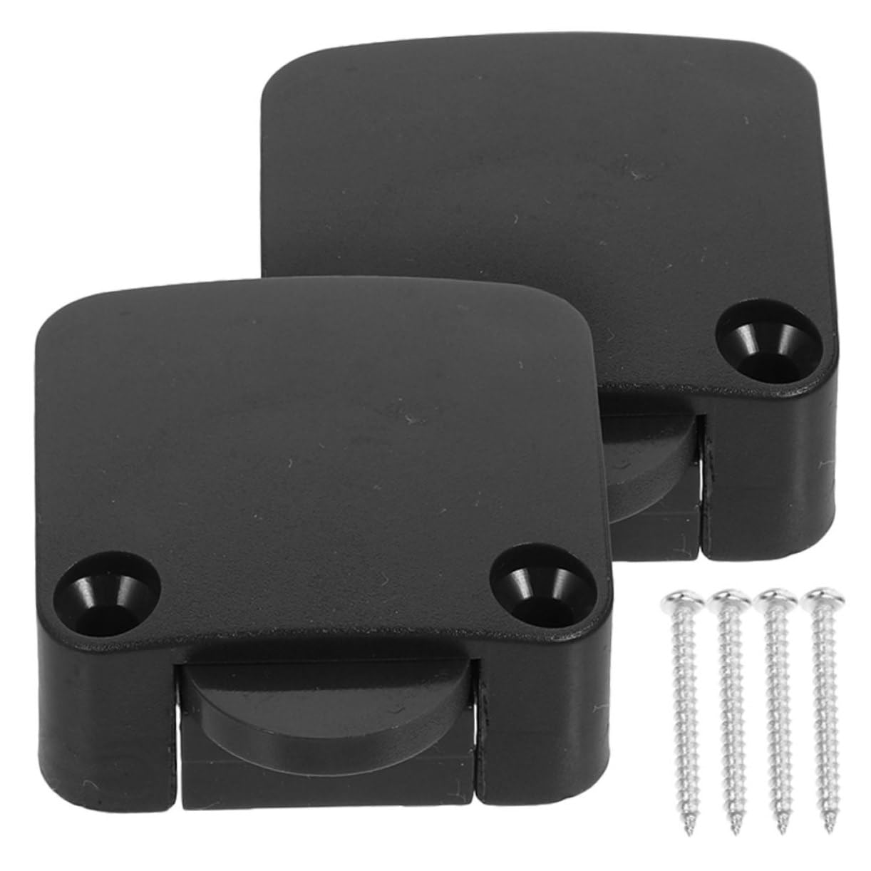 Ciieeo 10 piezas Interruptor de Puerta para Luz de Armario Control Eléctrico Automático para Luces de Gabinete con Tornillos Fácil Instalación Negro