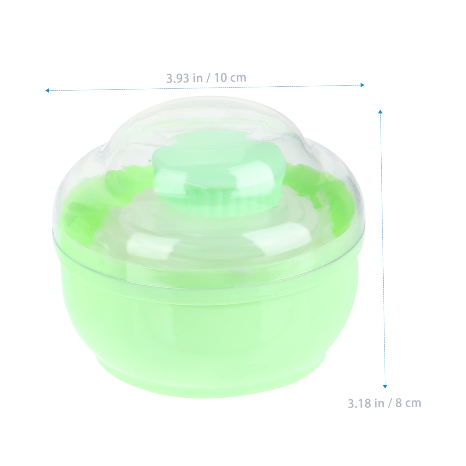 2stücke Junge Mädchen-puder Puff Boxen Leere Körperpuder Behälter Für Babypuder Geeignet Für Zuhause Und Reisen Für Lose Puder Und Körperpuder Grün