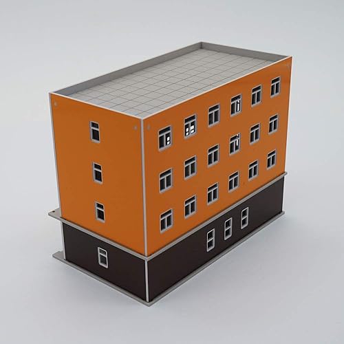 Miniatura 3 de Outland Models Diseño de paisaje ferroviario Hotel económico Escala N